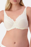 Embroidered Minimizer Wired Bra - Genevieve's Wardrobe
