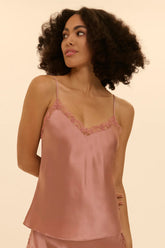 Love Me Lace Silk Camisole