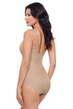 Sexy Sheer Shaping Padded Cup Underwired Bodysuit