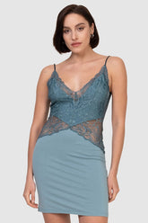 Mirage Viscose & Lace Chemise