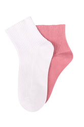 Cotton Blend Soft Top Ankle Sock 2 Pk