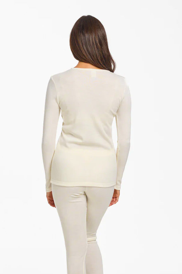 Ultra Warm Pure Merino Wool 240gsm Long Sleeve - Genevieve's Wardrobe