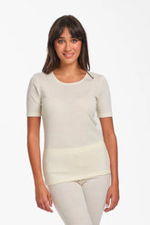 Ultra Warm Pure Merino Wool 240gsm Short Sleeve - Genevieve's Wardrobe