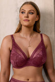 Fusion Lace Padded Plunge Bra