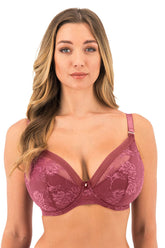Fusion Lace Padded Plunge Bra