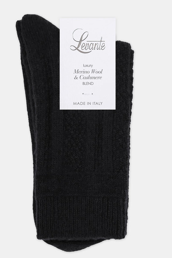 Camella Wool & Cashmere Blend Crew Sock - Genevieve's Wardrobe