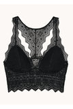 Georgia Racerback Padded Longline Lace Bralette