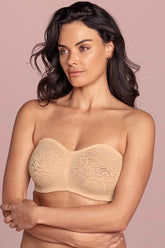 Halo Lace Strapless Bra