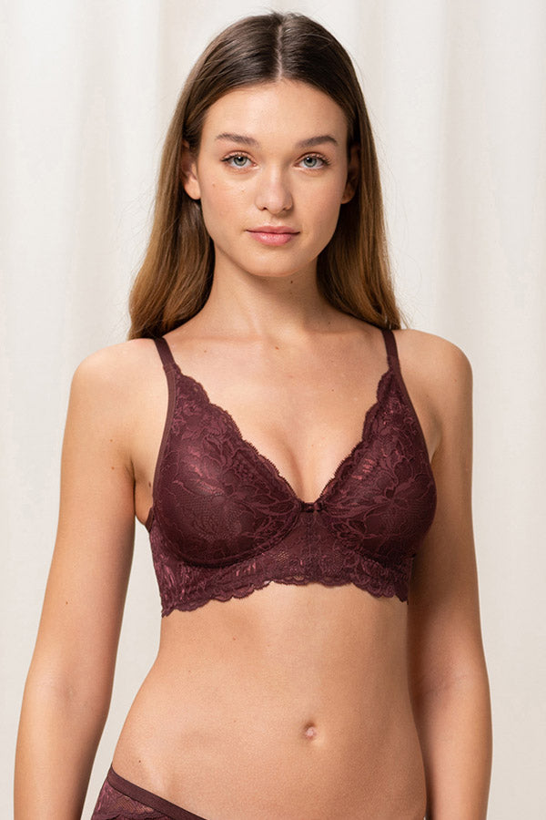 Amourette Charm Lace Wirefree Bra - Genevieve's Wardrobe