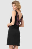 Viscose & Lace Trim Short Nightie