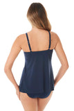 Marina Draped Underwired Tankini Top - Genevieve's Wardrobe