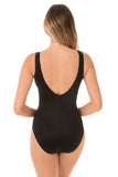 Illusionists Crossover Draped Shaping Swimsuit - Genevieve's Wardrobe