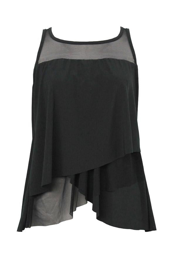 Illusionists Mirage Floaty Layered Tankini Top - DD Cup - Genevieve's Wardrobe