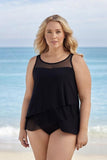 Illusionists Mirage Floaty Layered Tankini Top - DD Cup - Genevieve's Wardrobe
