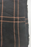 Black Cotton Check Scarf - Genevieve's Wardrobe