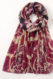 Berry tone Print Scarf