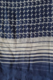 Navy Graphic Block Scarf