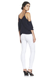 High Waisted White Jeans -  Genevieve's Wardrobe Australia