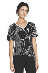 Cloister Tropical Print Top - Genevieve's Wardrobe Australia