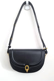 Deya Black Saddle Bag