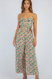 Sunny Days Frill Floral Jumpsuit