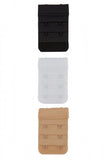 2 Hook Bra Extenders- 3 Pack ( Nude, Black & White) -  Genevieve's Wardrobe Australia