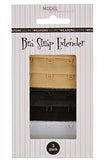 3 Hook Bra Extenders- 3 Pack ( Nude, Black & White) -  Genevieve's Wardrobe Australia