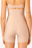 Laser Cut Hi-Waisted Mid Thigh Short