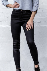 Black High Waist Jeans - Genevieve's Wardrobe Australia