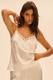 Love Me Lace Silk Camisole