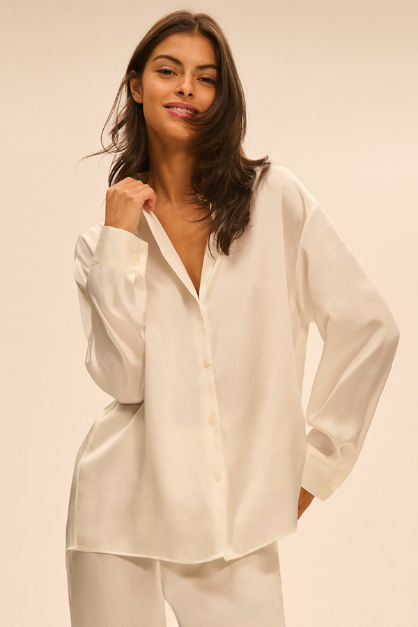 Love Me Long Sleeve Night Shirt - Genevieve's Wardrobe