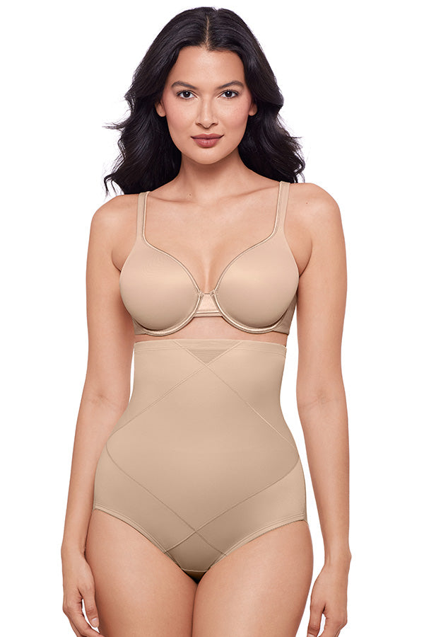 Tummy Tuck High-Waist Brief- Miraclesuit - Genevieve's Wardrobe