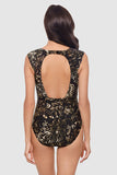 Balinese Dash Open Back One-Piece Shaping Swimsuit