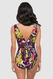 Marquis Kristi Plunge One-Piece Shaping Swimsuit