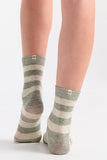 Winter Stripe Crew Sock
