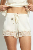 Silk Lace Shorts