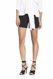 Black Tailored Cuff Shorts -  Genevieve's Wardrobe Australia